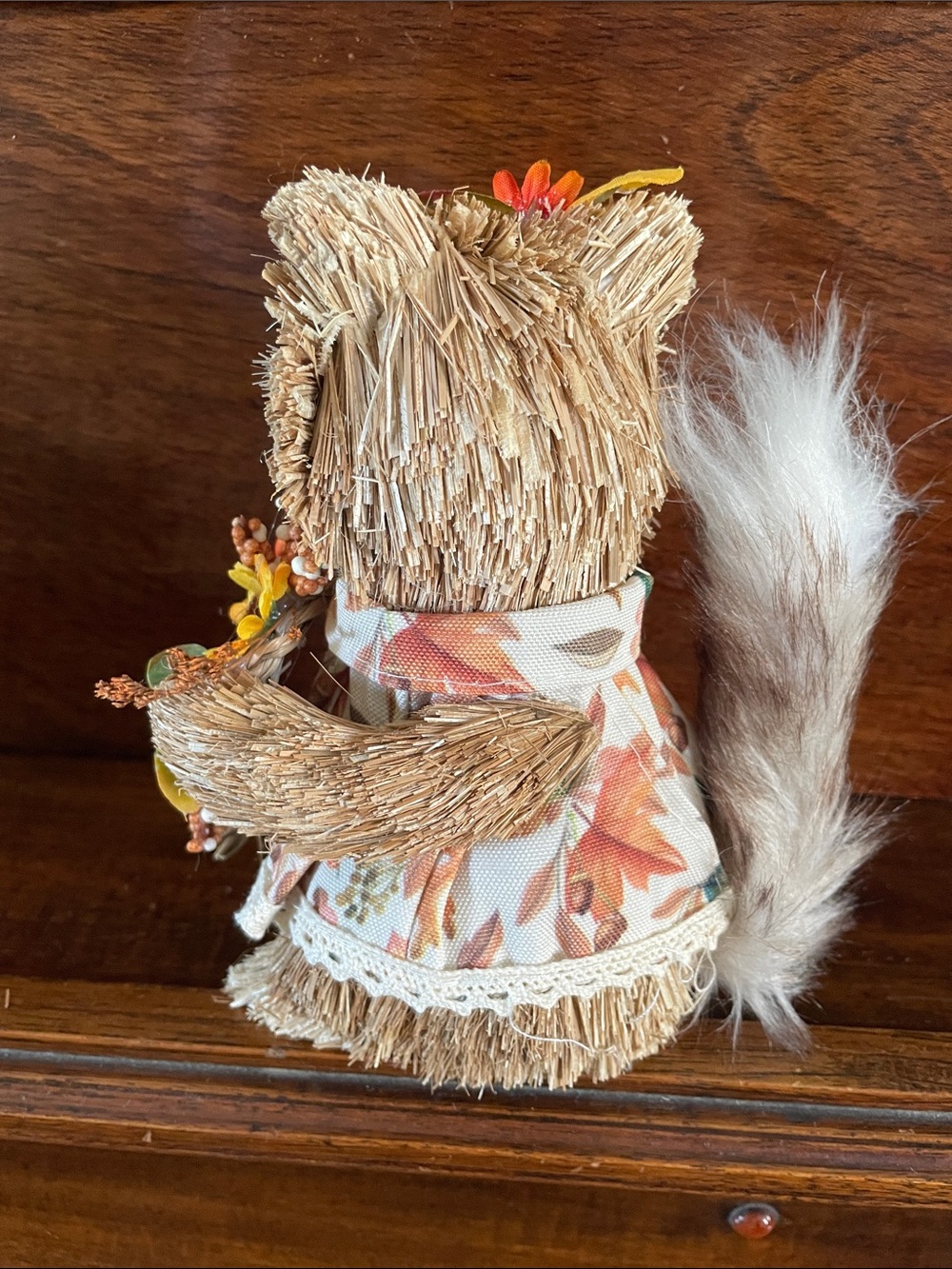 Sisal Autumn Fox Accent in Cream and Brown - Picture 3 of 5